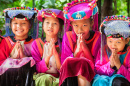 Enfants Hmong à Chiangmai, Thaïlande