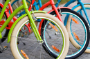 Pneus de vélos colorés