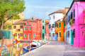 Ile de Burano près de Venise