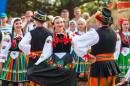 Groupe de danseurs folkloriques en Pologne
