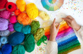 Faire un arc-en-ciel au crochet