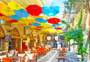 Café de rue à Limassol, Chypre