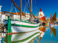 Port de la ville de Cesenatico, Italie