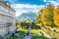Jardins et forteresse de Mirabell à Hohensalzburg, Autriche