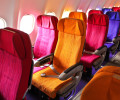 Intérieur d'un avion de ligne