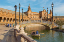 Plaza de Espana, Seville, Espagne