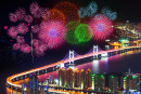 Festival de feux d'artifice à Busan, Corée du Sud