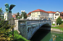 Pont du Dragon, Ljubljana, Slovénie