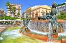 Fontaine Turia à Valence, Espagne