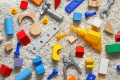 Jouets d'enfants colorés