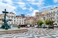 Place Rossio, Lisbonne, Portugal