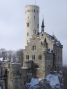 Schloss Lichtenstein in Winter