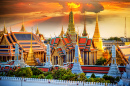 Grand Palace à Bangkok, Thaïlande