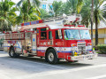 Camion de pompier à Miami