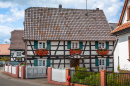 Maison à colombages, Seebach, France
