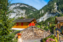 Village de montagne de Murren, Suisse