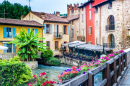 Village de Borghetto sul Mincio, Italie
