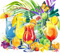 Cocktails tropicaux
