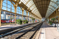 Gare de trains à Nice, France