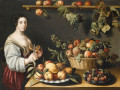 Nature morte avec une jeune servante