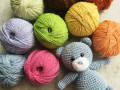 Un ourson fait au crochet