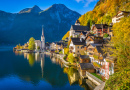 Village de montagne de Hallstatt, Autriche