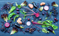 Fruits violet et légumes