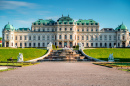 Vue du Palais du Belvédère, Autriche