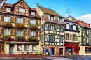 Centre ville de Colmar, Alsace, France