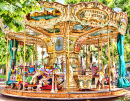 Carrousel Merry-Go-Round à Cannes, France