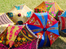 Parapluies colorés à Rajasthan, Inde