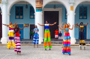 Danseurs de rue à La Havane, Cuba