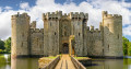 Château de Bodiam, Est du Sussex, Angleterre