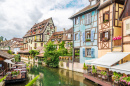 Canal à Colmar, France