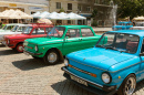 Exposition de voitures anciennes, Odessa, Ukraine
