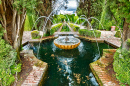 Jardins de Generalife, Grenade, Espagne