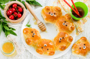 Tartelettes en formes d'ours