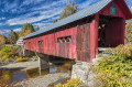 Pont couvert dans le Vermont, USA