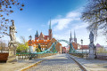 Pont de Tumski, Ile de Wroclaw, Pologne