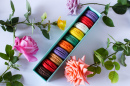 Roses et macarons
