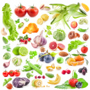 Collection de fruits et légumes