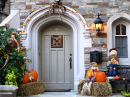 Maison décorée pour Halloween