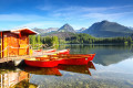Lac de Strbske Pleso, Slovaquie