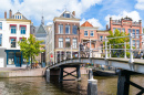 Vieille ville de Leiden, Pays-Bas