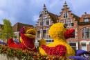 Parade florale à Haarlem, Pays-Bas