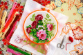 Broderie florale