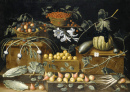 Nature morte avec des fruits et des légumes