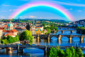 Arc-en-ciel au-dessus de Charles, Prague