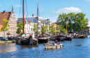 Canal de Galgewater, Leiden, Pays-Bas