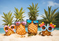 Ananas en vacances